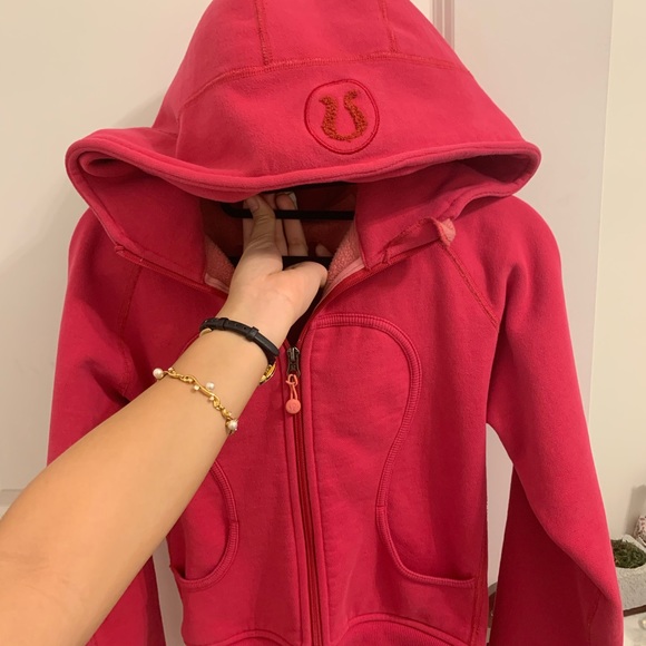 SOLD Lululemon pink scuba hoodie - Picture 2 of 3